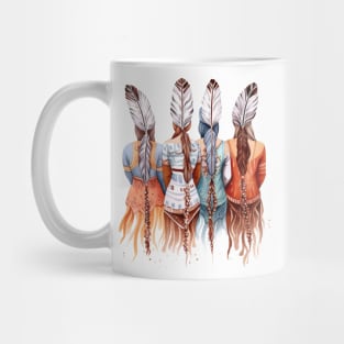 Native American Back Women #3 Mug